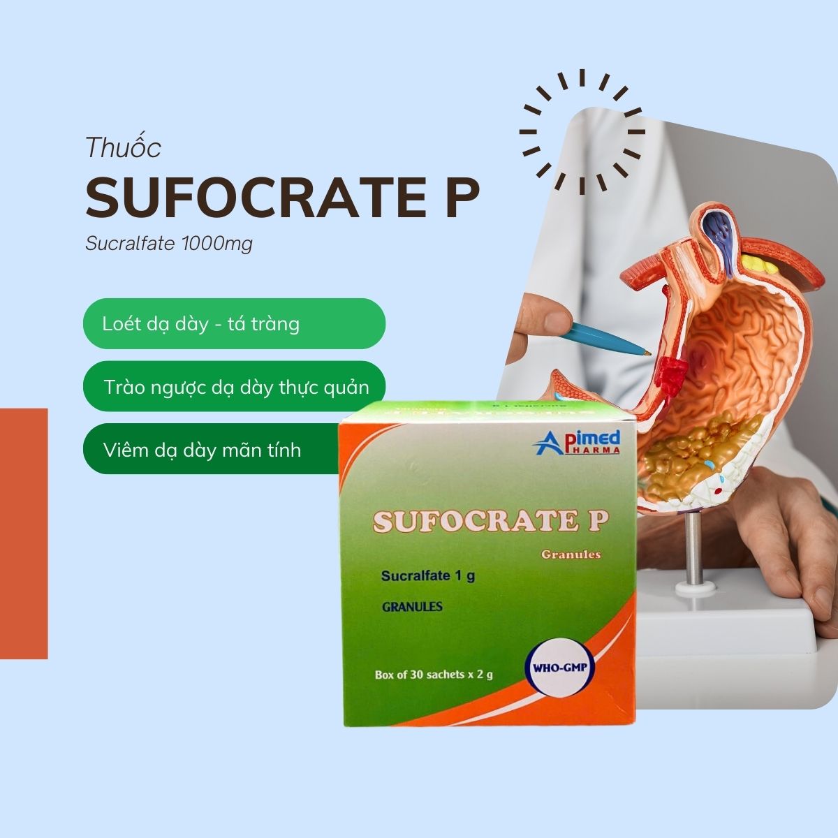 Sufocrate P 15 Thuốc Sufocrate P