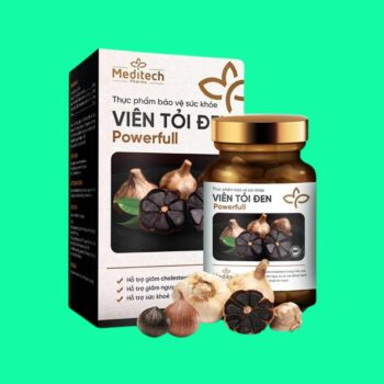 Viên Tỏi đen Powerfull 2 Viên Tỏi đen Powerfull
