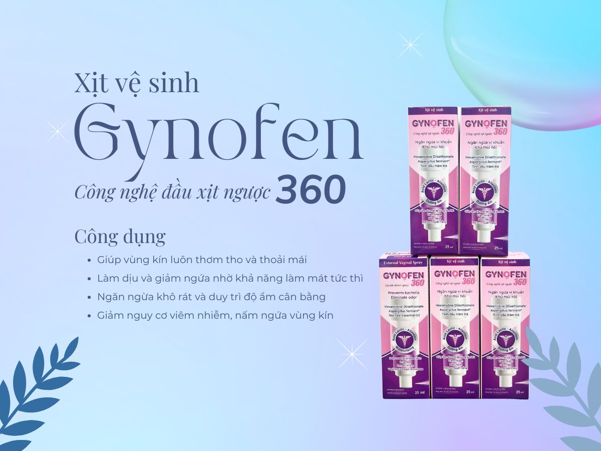 Xịt vệ sinh Gynofen 13 Xịt vệ sinh Gynofen