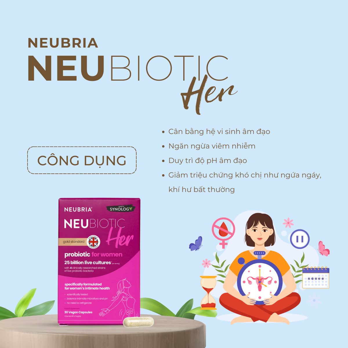 Neubria Neubiotic Her 8 Men vi sinh Neubria Neubiotic Her