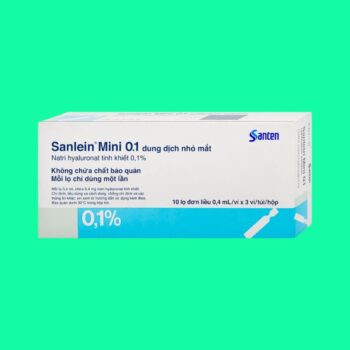 Sanlein Mini 0.1 2 Thuốc Sanlein Mini 0.1