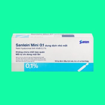 Sanlein Mini 0.1 3 Thuốc Sanlein Mini 0.1