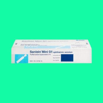 Sanlein Mini 0.1 5 Thuốc Sanlein Mini 0.1