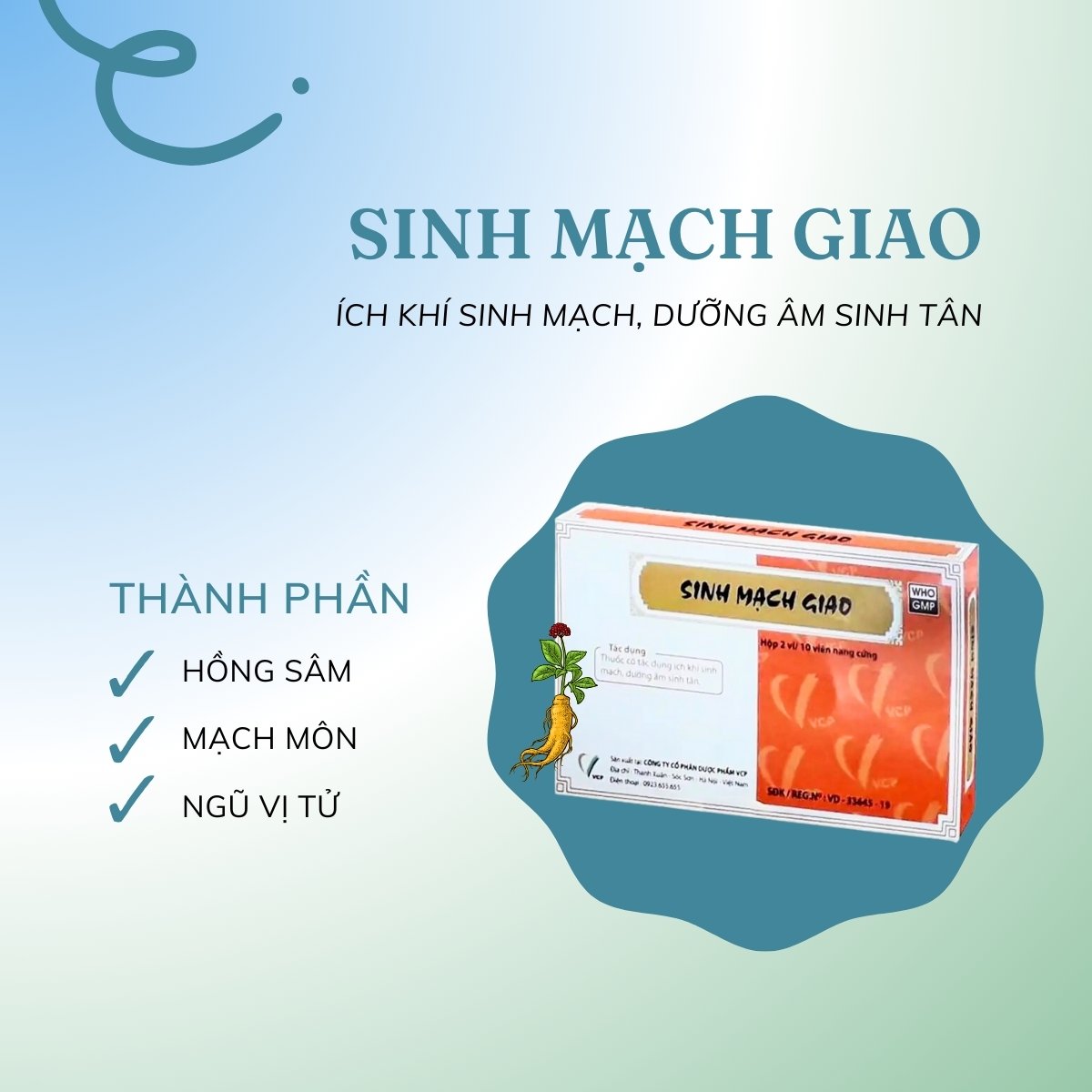 Sinh Mạch Giao 9 Thuốc Sinh Mạch Giao