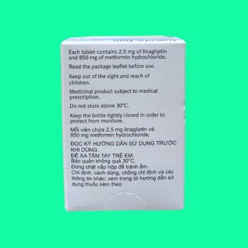 Trajenta Duo 2,5mg/850mg 6 Thuốc Trajenta Duo 2,5mg/850mg