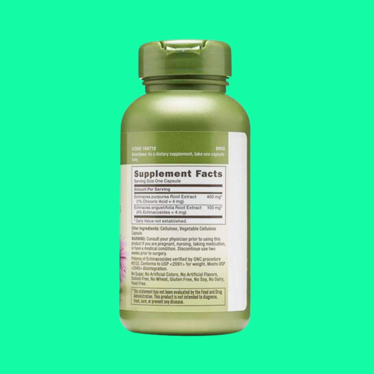 Echinacea Extract 500mg (2) Echinacea Extract 500mg