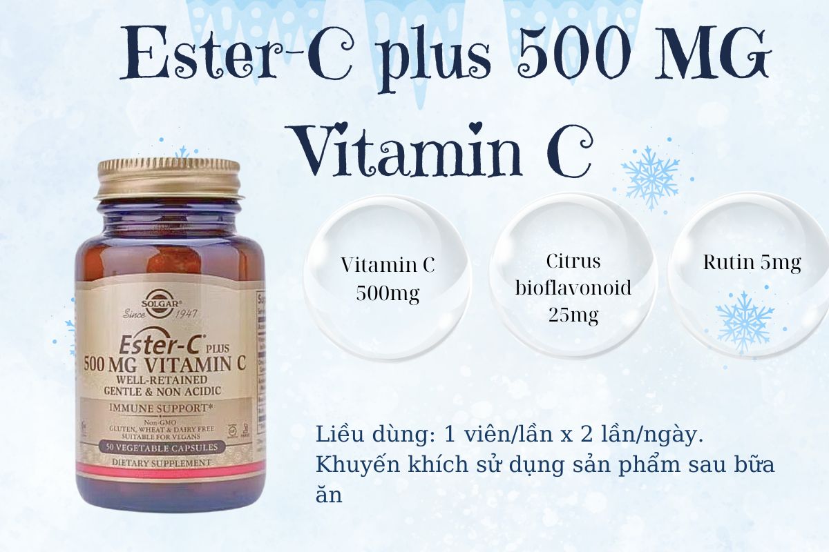 Ester-C plus 500 MG Vitamin C 9 Liều dùng Ester-C plus 500 MG Vitamin C