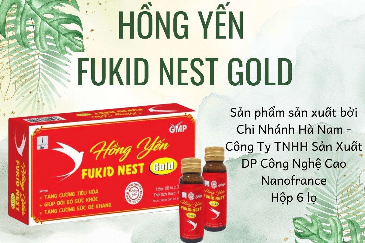 Hồng Yến Fukid Nest Gold 12 Thông tin về sản phẩm Hồng Yến Fukid Nest Gold
