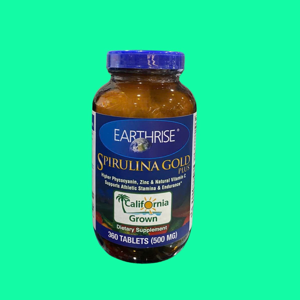Tảo mặt trời Earthrise Spirulina Gold Plus (2) Tảo mặt trời Earthrise Spirulina Gold Plus