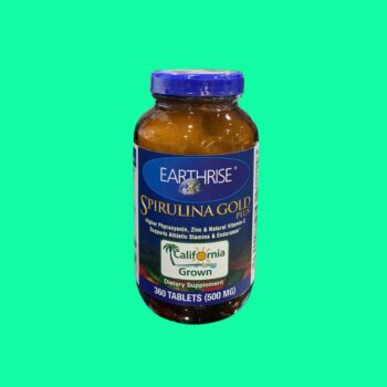 Tảo mặt trời Earthrise Spirulina Gold Plus 6 Tảo mặt trời Earthrise Spirulina Gold Plus