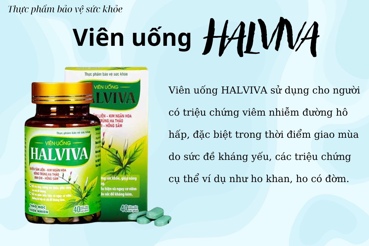 Viên uống HALVIVA 11 Đối tượng sử dụng Viên uống HALVIVA