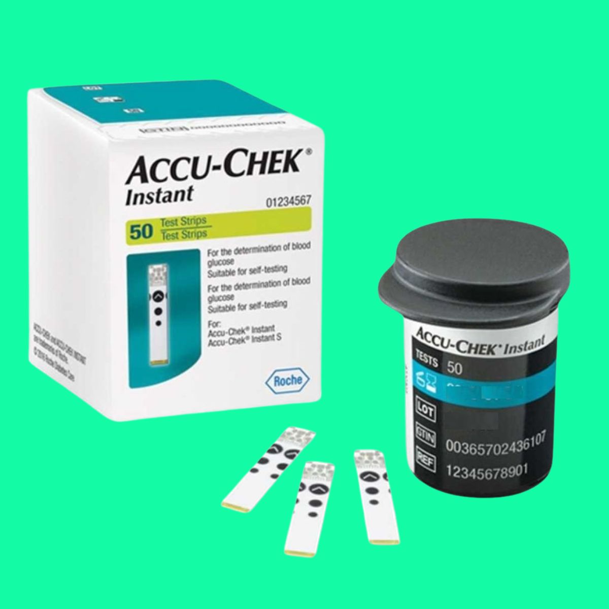 Accu-Chek Instant Hộp 50 que (1) Accu-Chek Instant Hộp 50 que