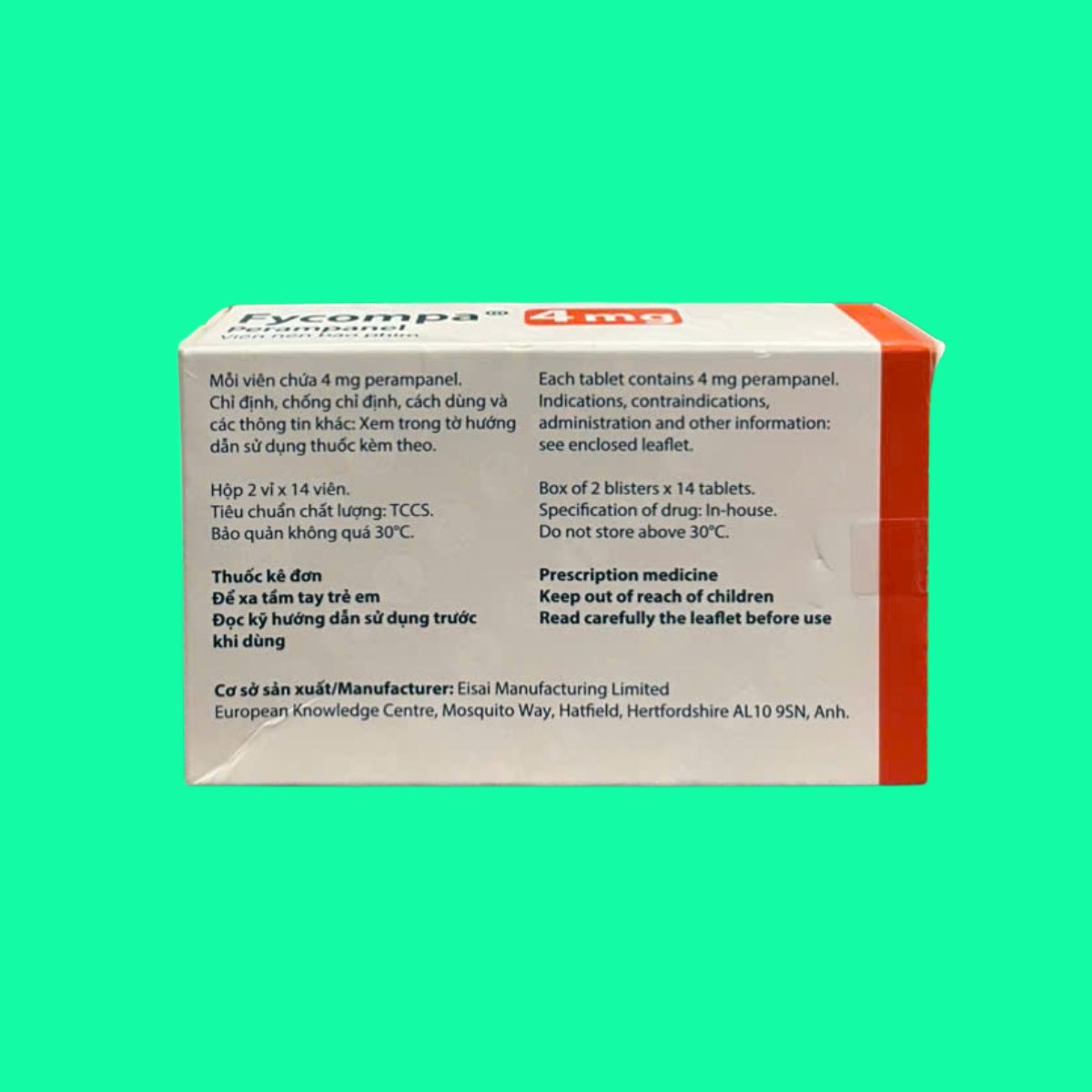 Fycompa 4mg (2) Fycompa 4mg