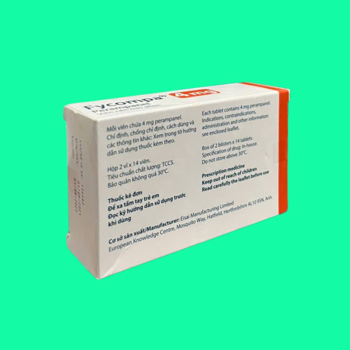 Fycompa 4mg (8) Fycompa 4mg