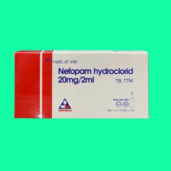 Nefopam hydroclorid 20mg 2ml