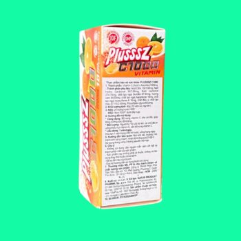 Viên sủi PlusssZ C1000 vitamin orange flavoured sugar free 4 PlusssZ C1000 vitamin orange flavoured sugar free