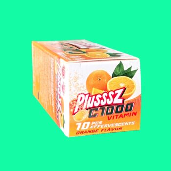 Viên sủi PlusssZ C1000 vitamin orange flavoured sugar free 6 PlusssZ C1000 vitamin orange flavoured sugar free