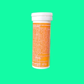 Viên sủi PlusssZ C1000 vitamin orange flavoured sugar free 9 PlusssZ C1000 vitamin orange flavoured sugar free