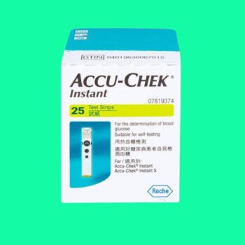 Que thử tiểu đường Accu-Chek Instant 4 Que thử tiểu đường Accu-Chek Instant Hộp 25 que