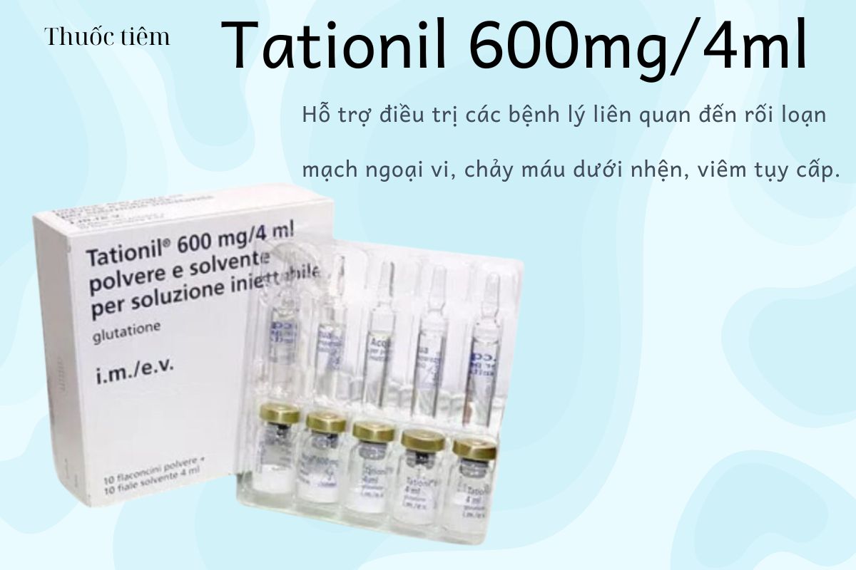 Tationil 600mg/4ml 12 Chỉ định dùng thuốc Tationil 600mg 4ml