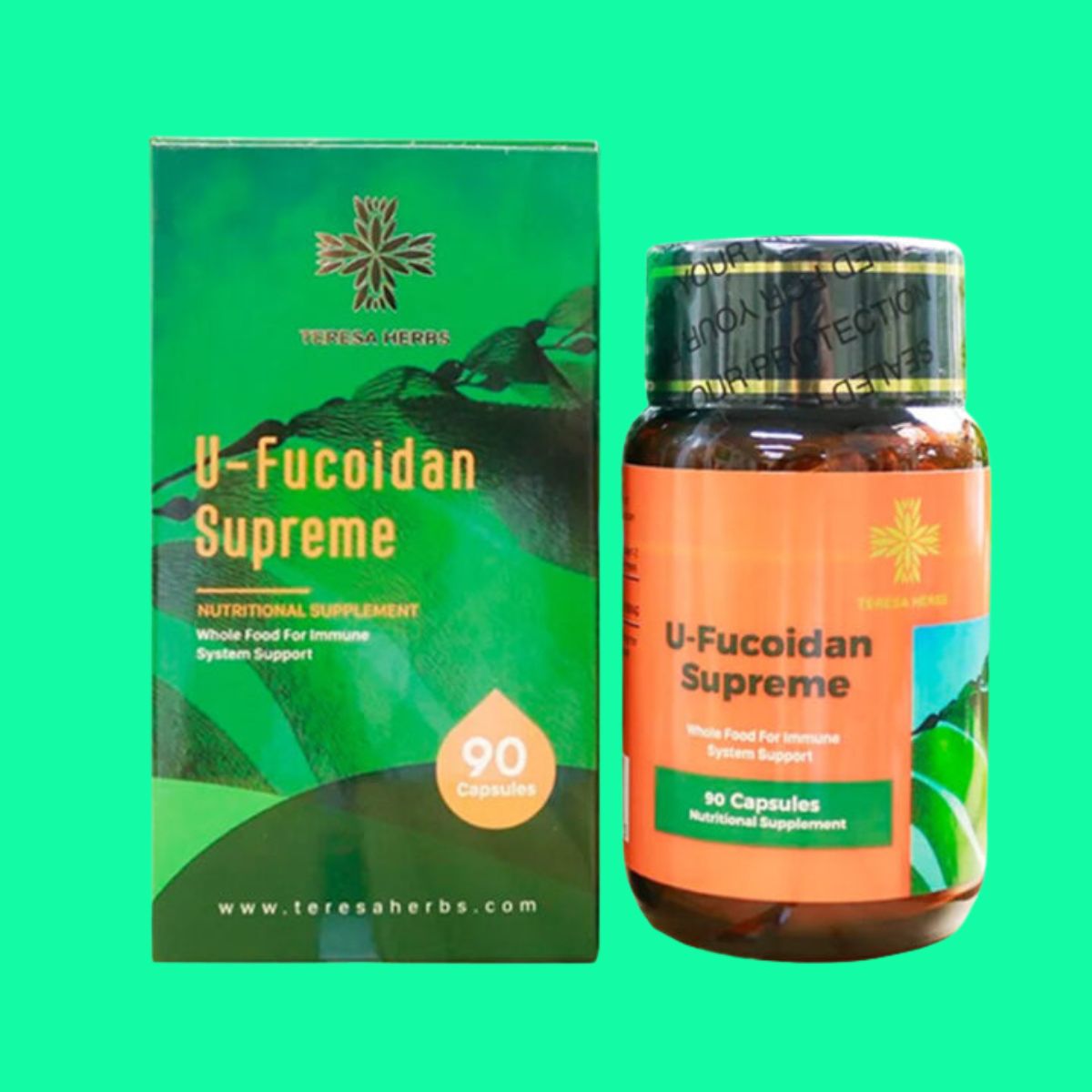 Teresa Herbs U-Fucoidan Supreme 90 Capsules Nutritional Supplement (1) Teresa Herbs U-Fucoidan Supreme 90 Capsules Nutritional Supplement