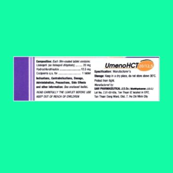 UmenoHCT 20/12,5 2 UmenoHCT 20 12,5