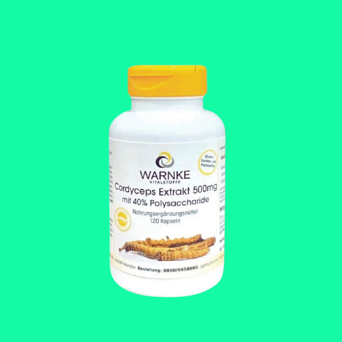 Warnke Cordyceps Extrakt 500mg (2) Warnke Cordyceps Extrakt 500mg