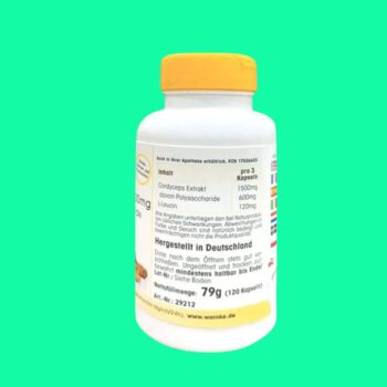 Warnke Cordyceps Extrakt 500mg 5 Warnke Cordyceps Extrakt 500mg