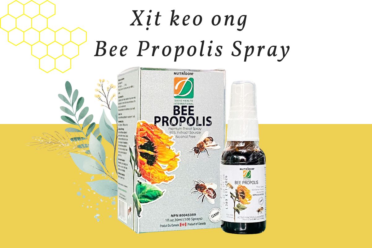 Xịt keo ong Bee Propolis Spray có tốt không?