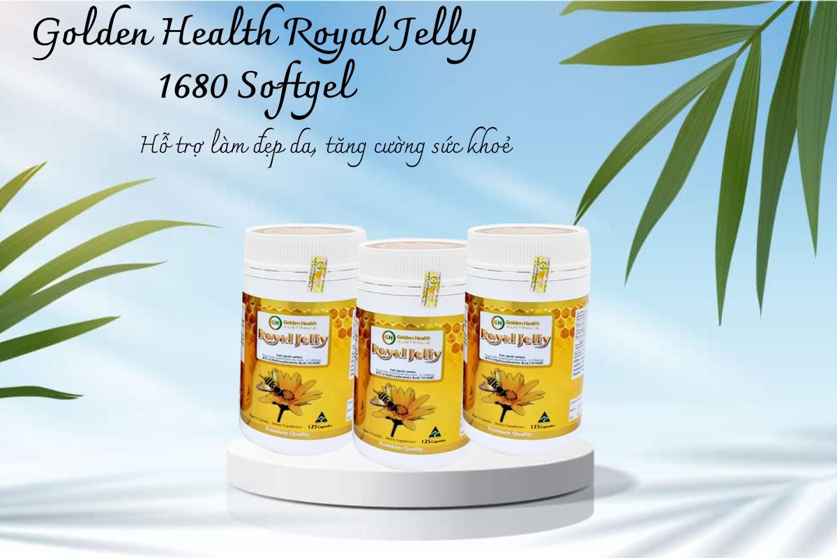 Golden Health Royal Jelly 1680 Softgel