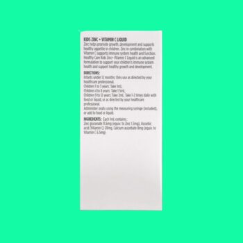 Healthy Care Kids ZinC + Vitamin C Liquid