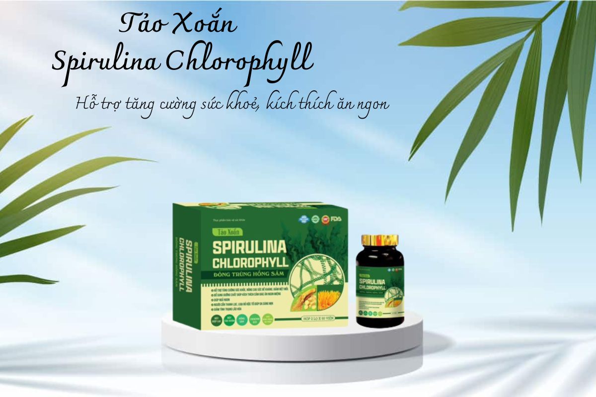 Tảo Xoắn Spirulina Chlorophyll