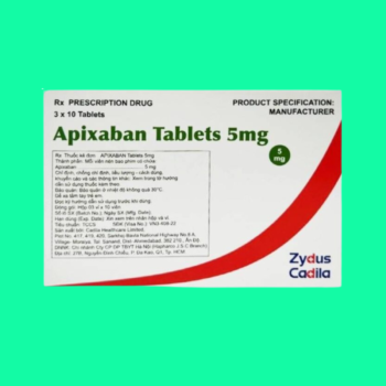 Apixaban Tablets 5mg Zydus