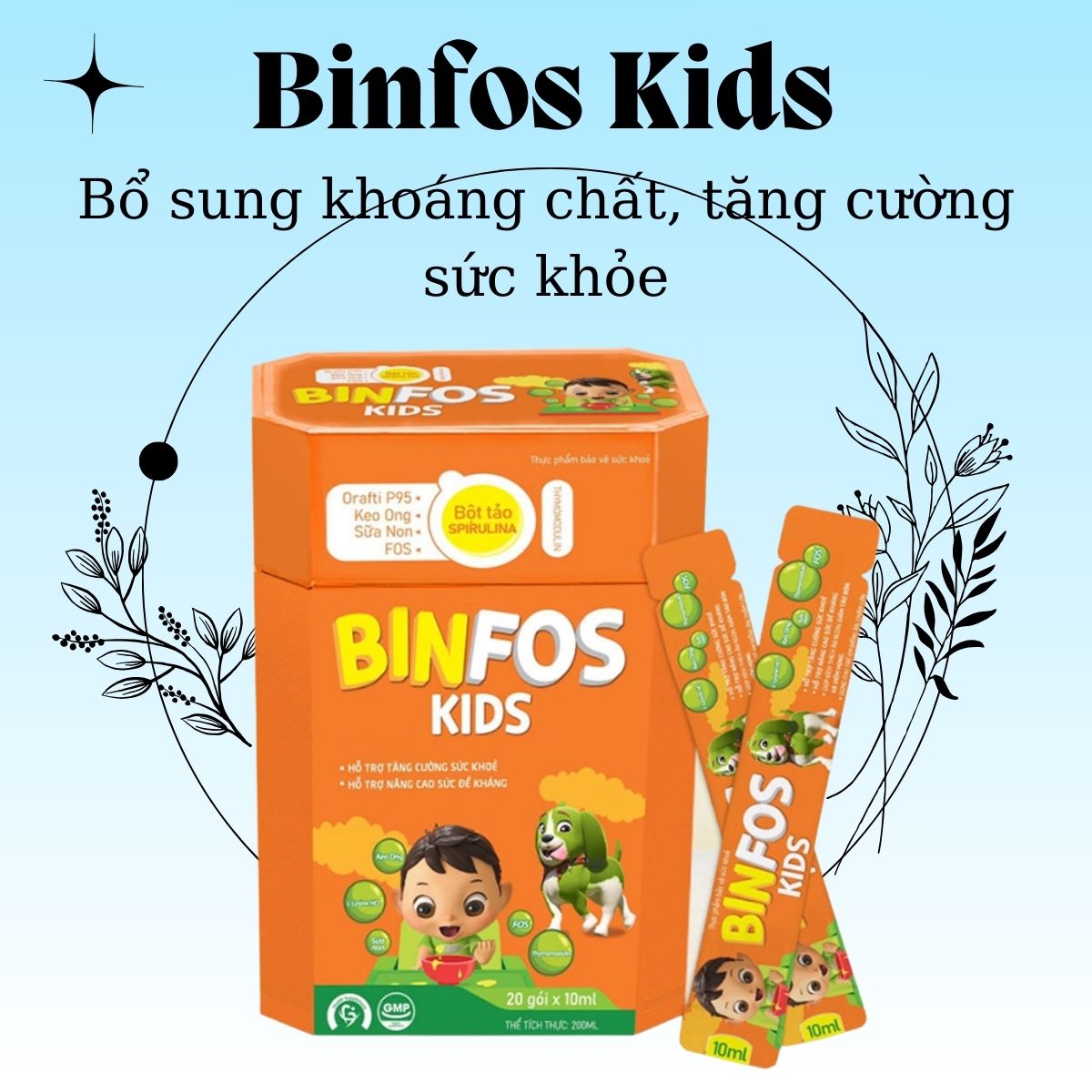 Binfos Kids hỗ trợ nâng cao sức khỏe