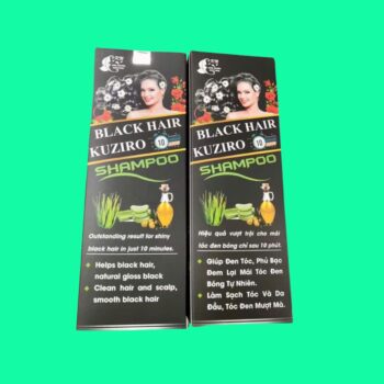 Dầu gội phủ bạc Black Hair Kuziro
