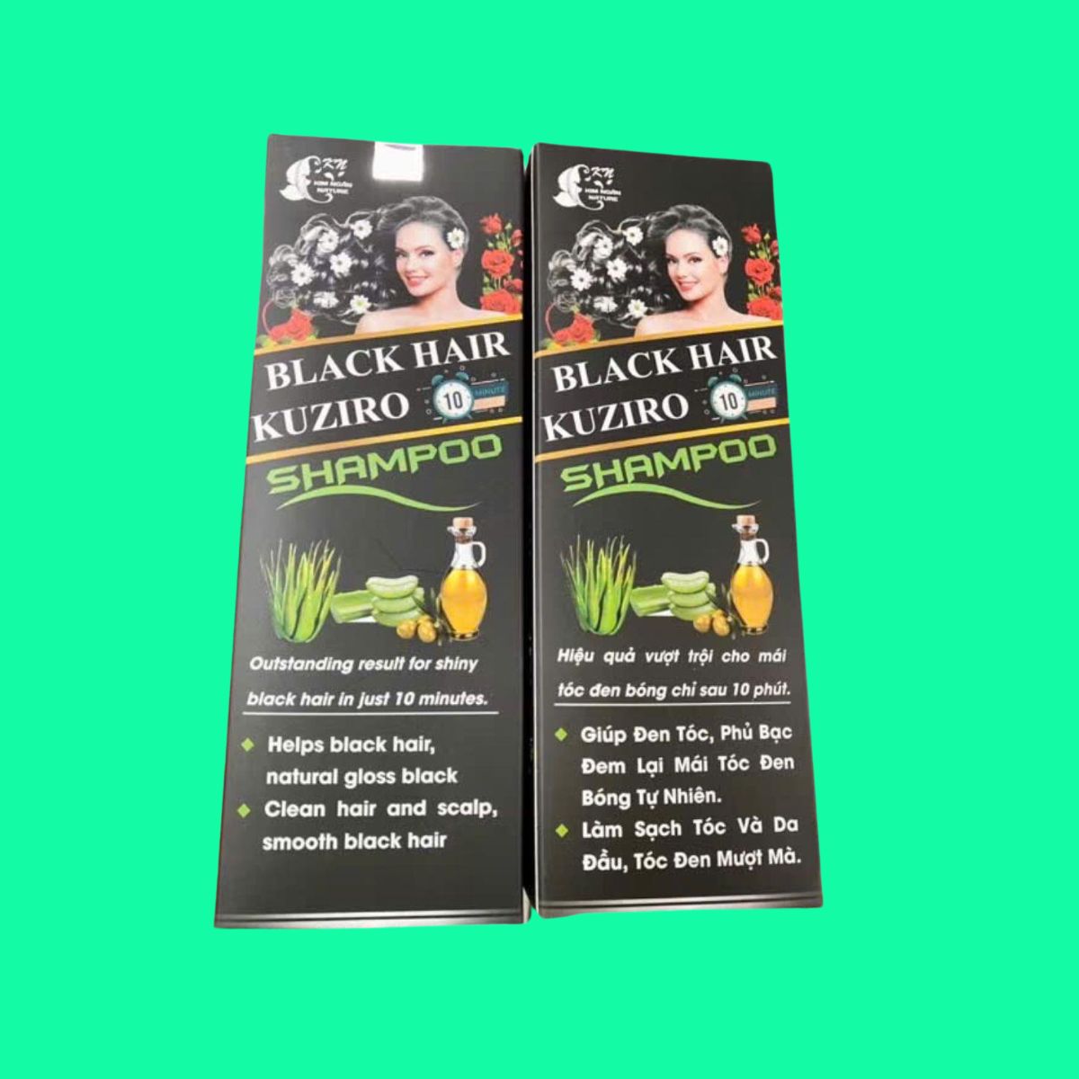 Black-Hair-Kuziro-3 Dầu gội phủ bạc Black Hair Kuziro