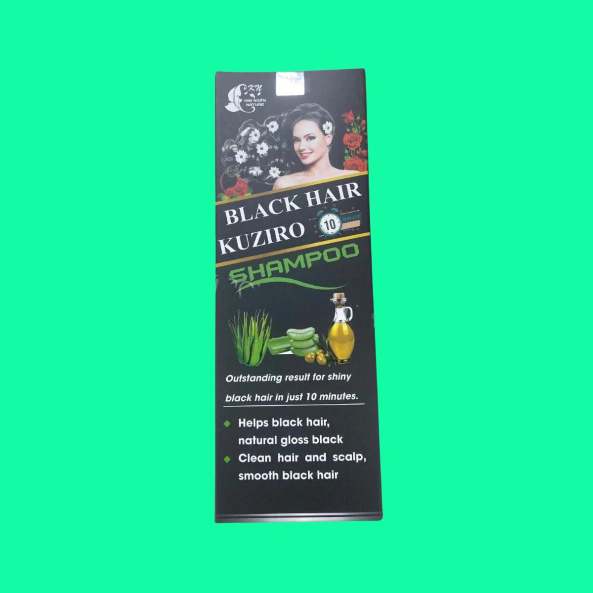 Black-Hair-Kuziro-4 Dầu gội phủ bạc Black Hair Kuziro