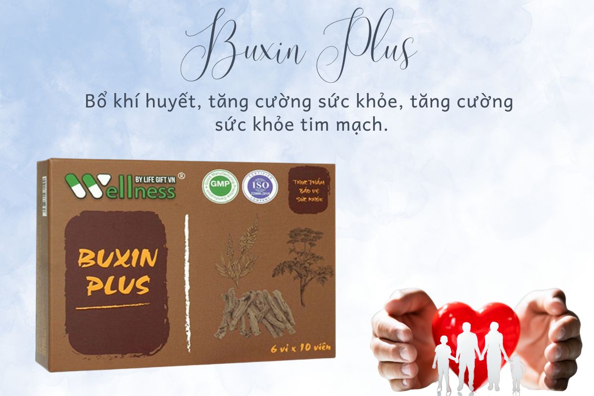 Buxin Plus hỗ trợ bồi bổ khí huyết