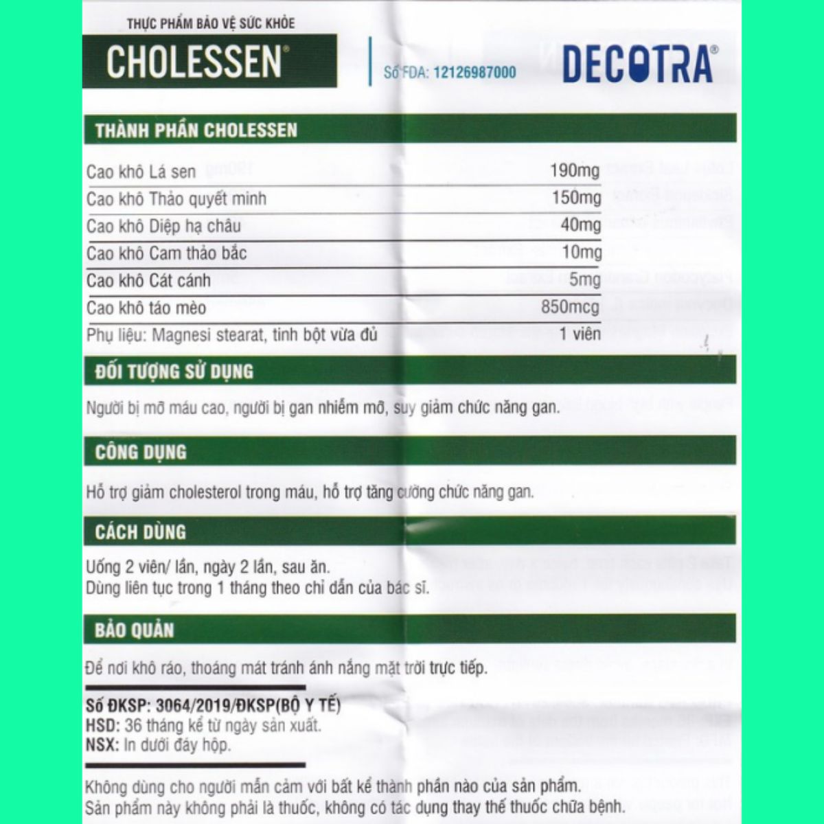 Cholessen-9 Cholessen