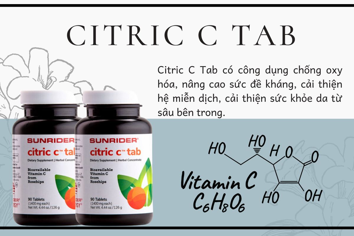 Công dụng sản phẩm Citric C Tab