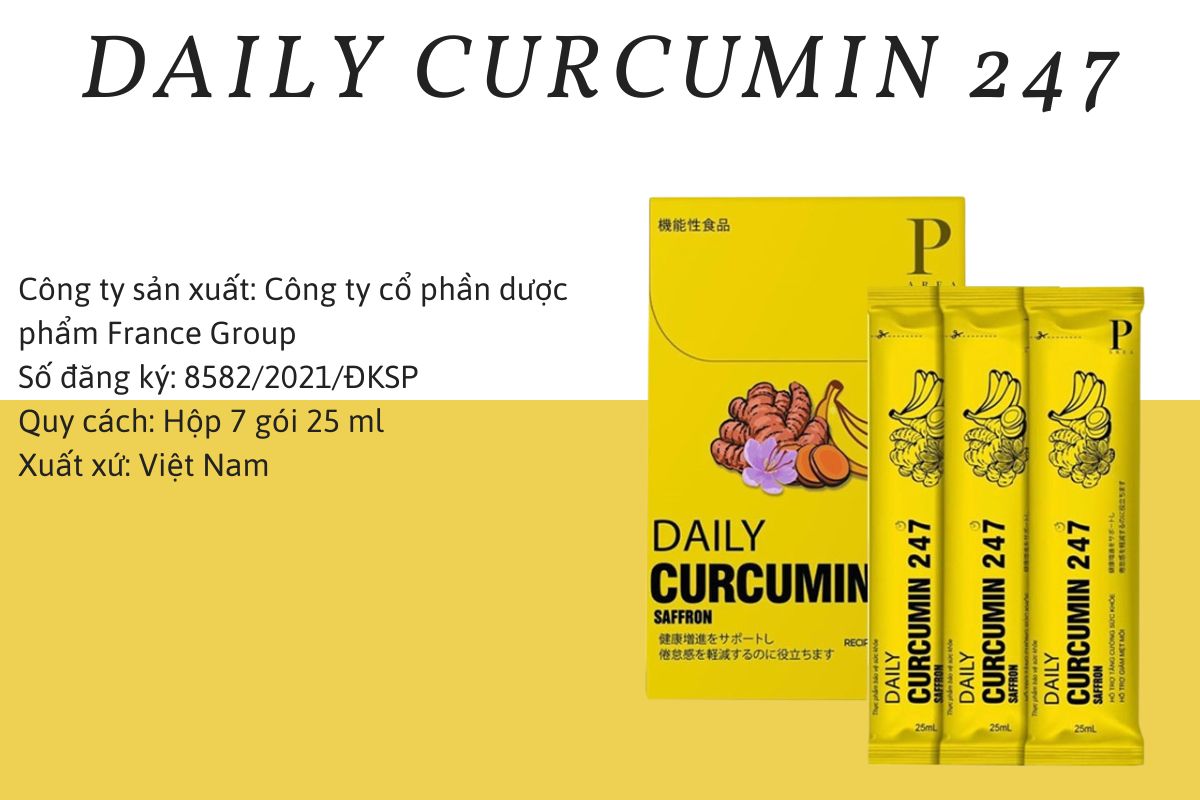Thông tin sản phẩm Daily Curcumin 247