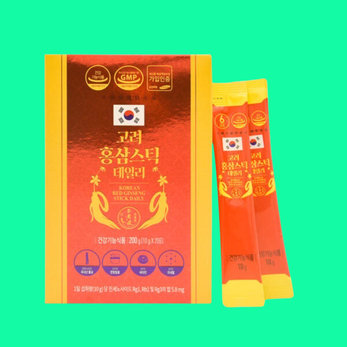 Korean Red Ginseng Stick Daily (5) Korean Red Ginseng Stick Daily