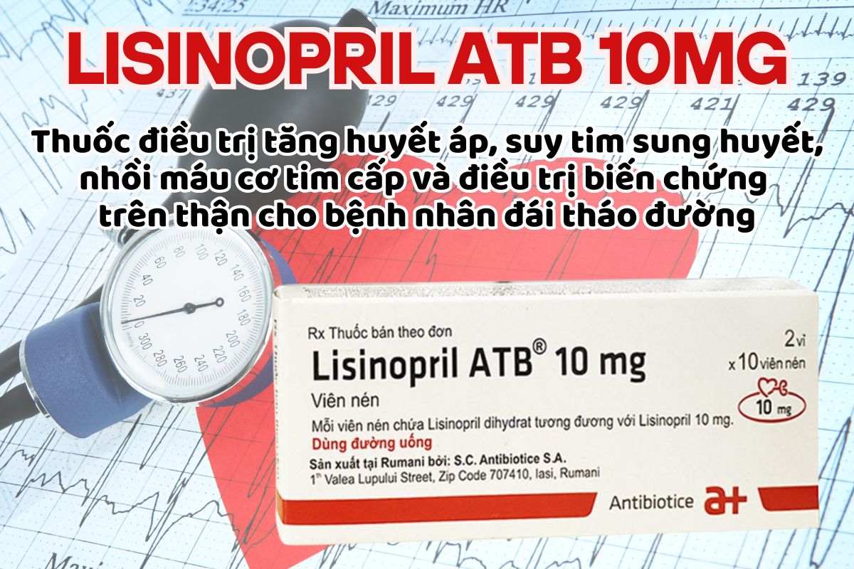 Lisinopril ATB 10mg