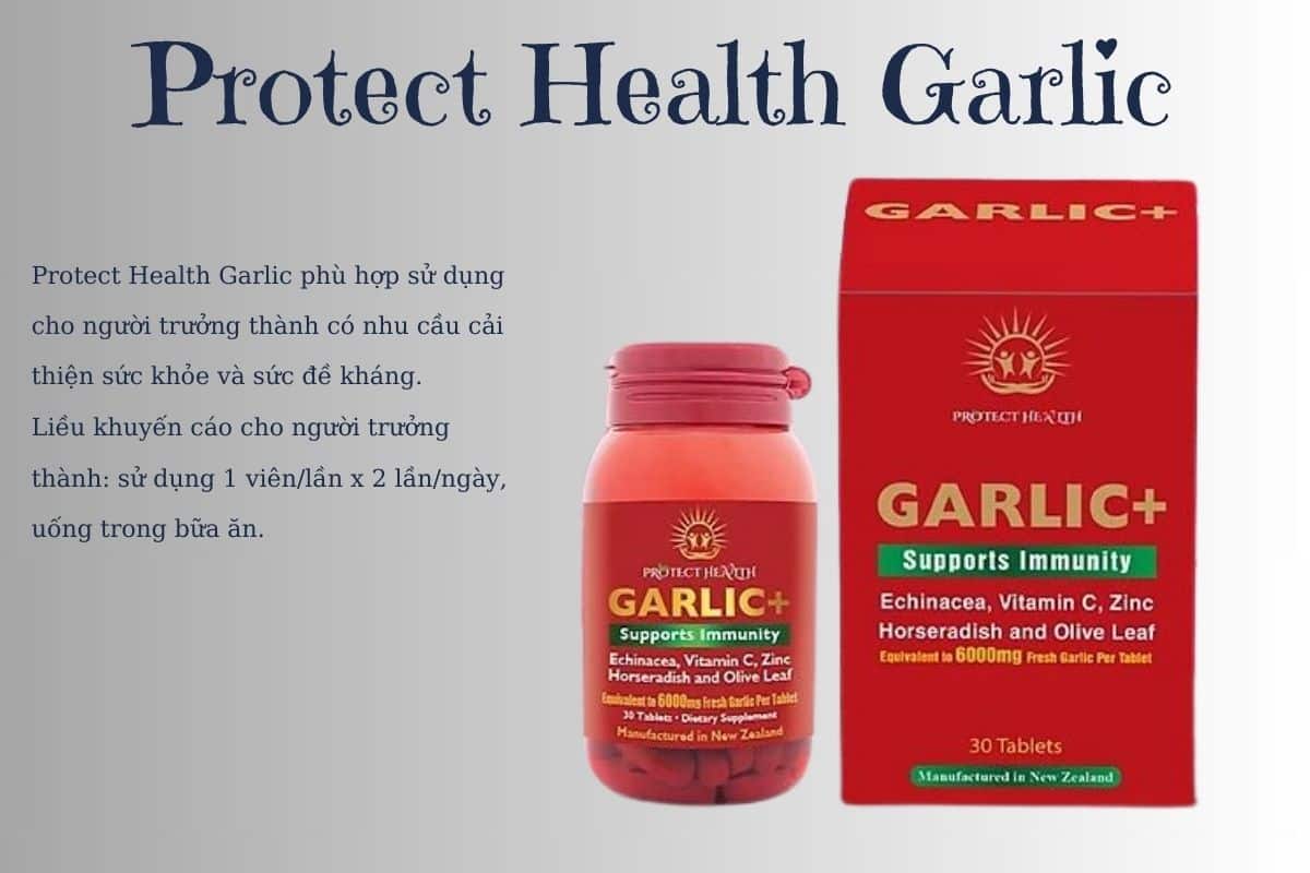 Hướng dẫn sử dụng Protect Health Garlic