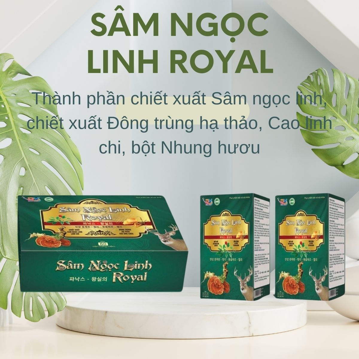 Thành phần sản phẩm Sâm Ngọc Linh Royal