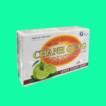 Viên ngậm chanh gừng VEGA