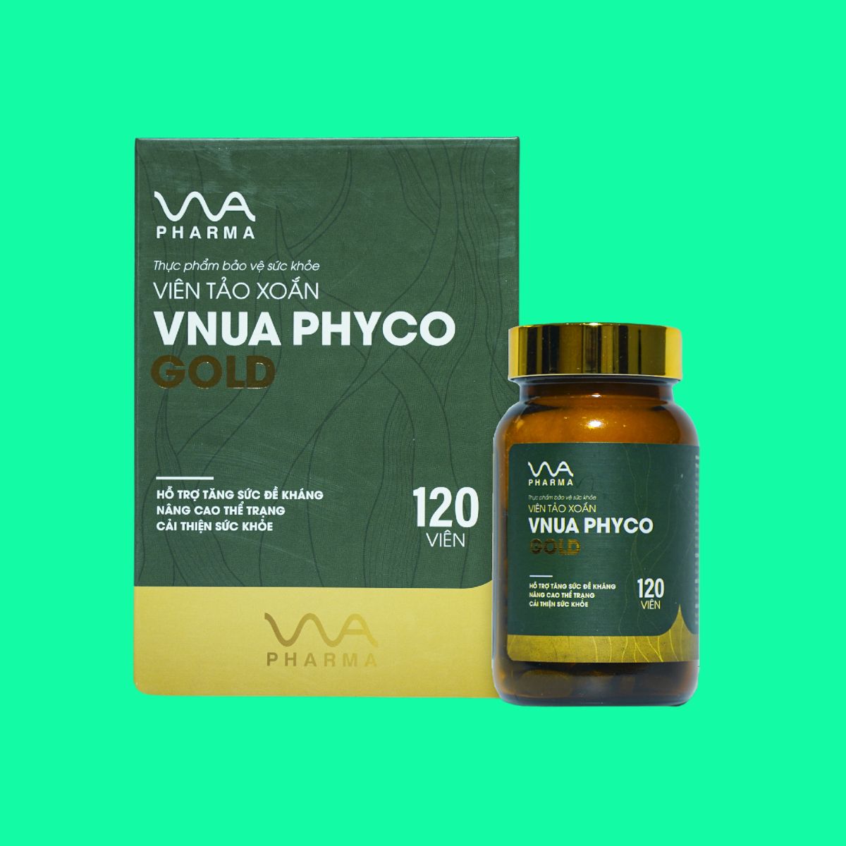 Viên tảo xoắn Vnua Phyco Gold (1) Viên tảo xoắn Vnua Phyco Gold