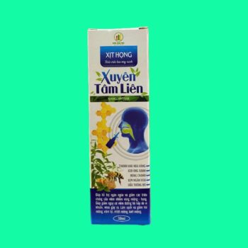 Xịt họng xuyên tâm liên keo ong xanh Nano bạc 30ml 3 Xịt họng xuyên tâm liên keo ong xanh Nano bạc 30ml