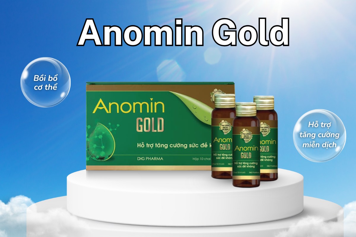 Anomin Gold hỗ trợ tăng cường miễn dịch
