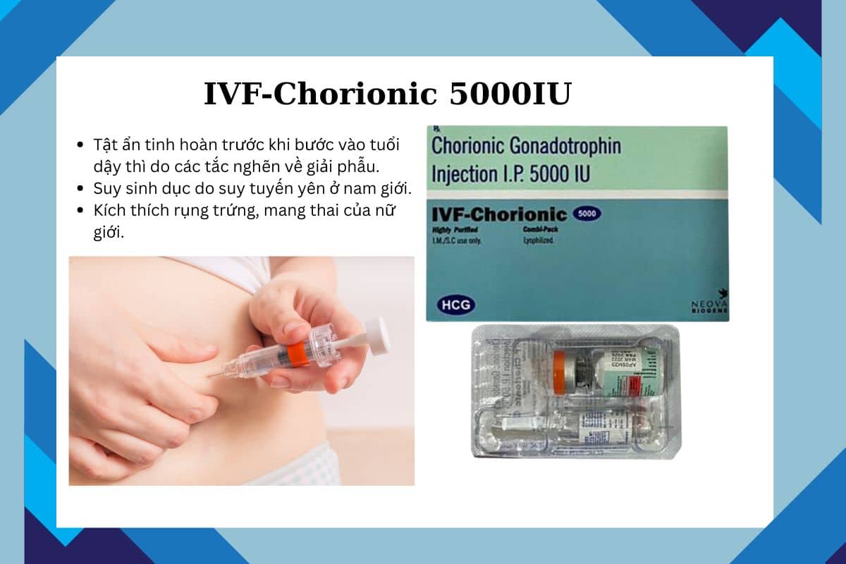 Tác dụng của thuốc IVF-Chorionic 5000IU